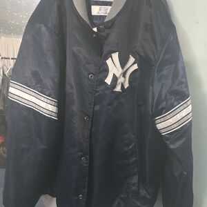 Starter Quilted Navy Jacket